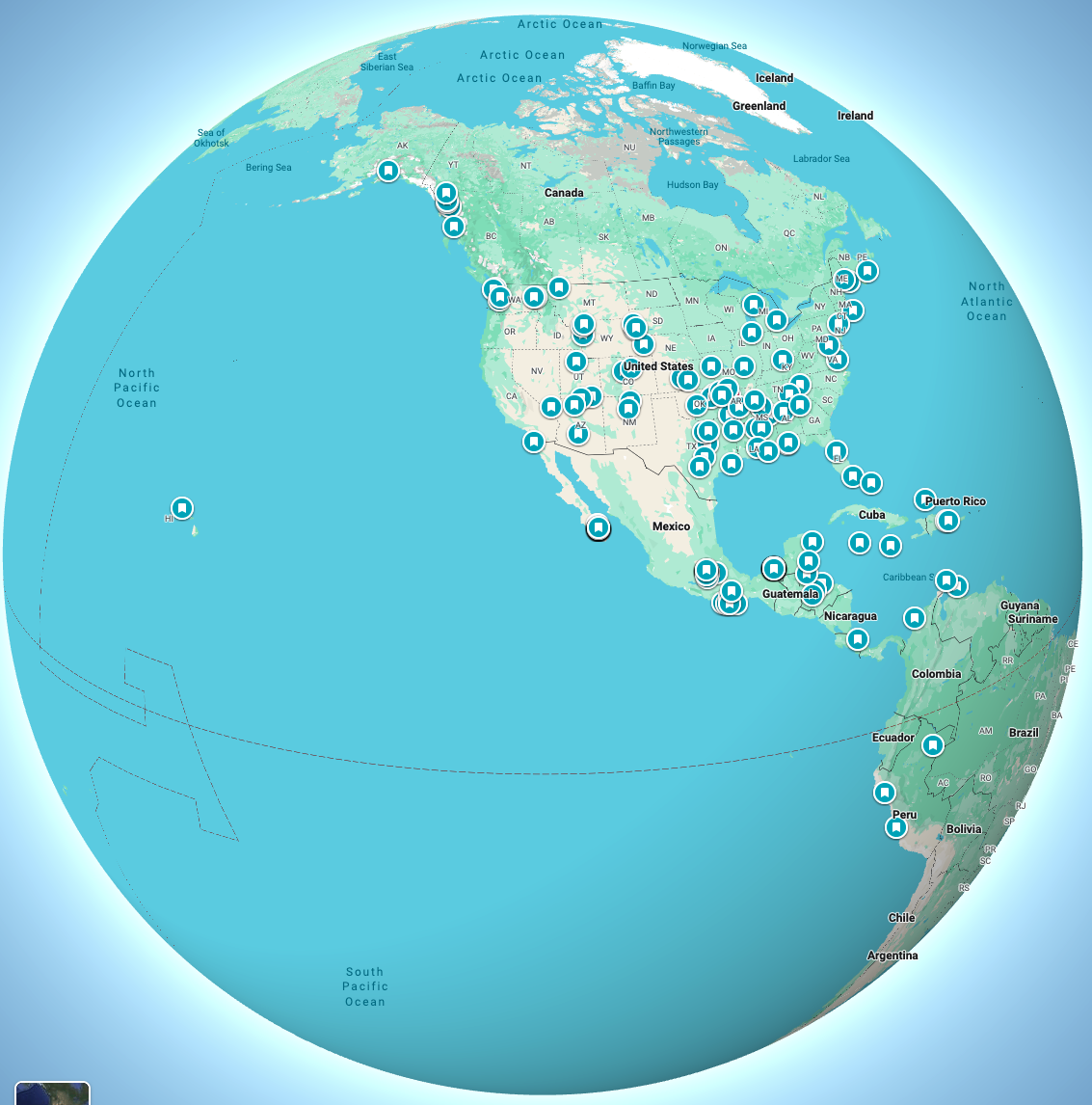 Travel map