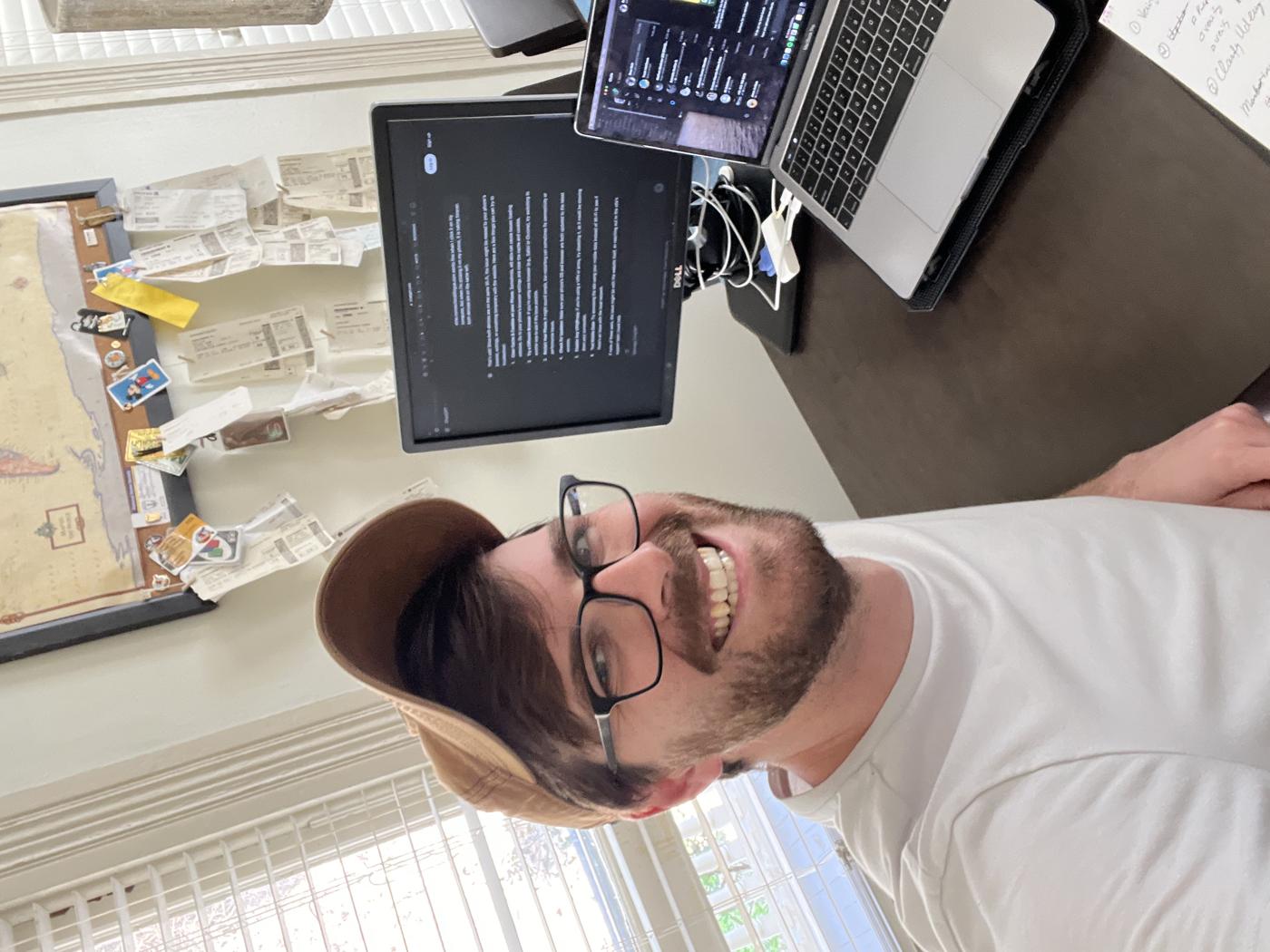 Rob at work